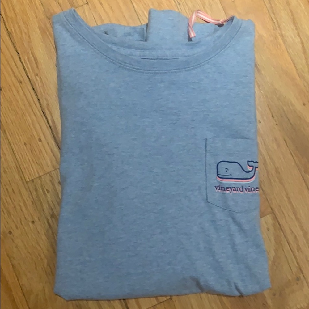 Vineyard Vines Blue Long Sleeve Tee Shirt